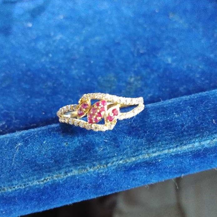 22k Gold Stone Ladies Ring