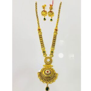 916 Gold Antique Wedding Necklace Set