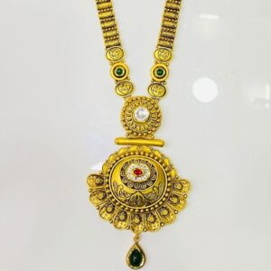 916 Gold Antique Wedding Necklace Set