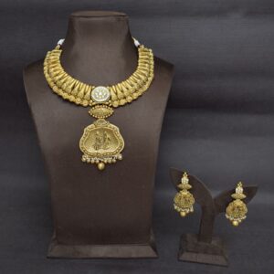 22KT Gold Antique Temple Jewellery