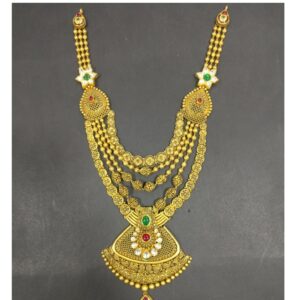 916 Gold Antique Necklace Set kG-N052
