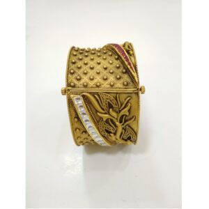 916 Gold Antique Bridal Kada KG-B001