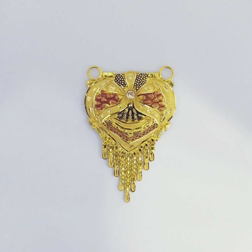 916 Gold Fancy Mangalsutra Pendants RJ-MP030
