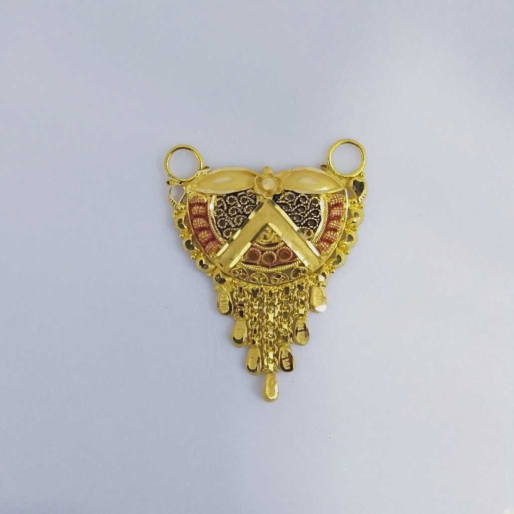 916 Gold Fancy Mangalsutra Pendants RJ-MP029