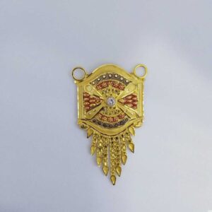 916 Gold Fancy Mangalsutra Pendants RJ-MP028