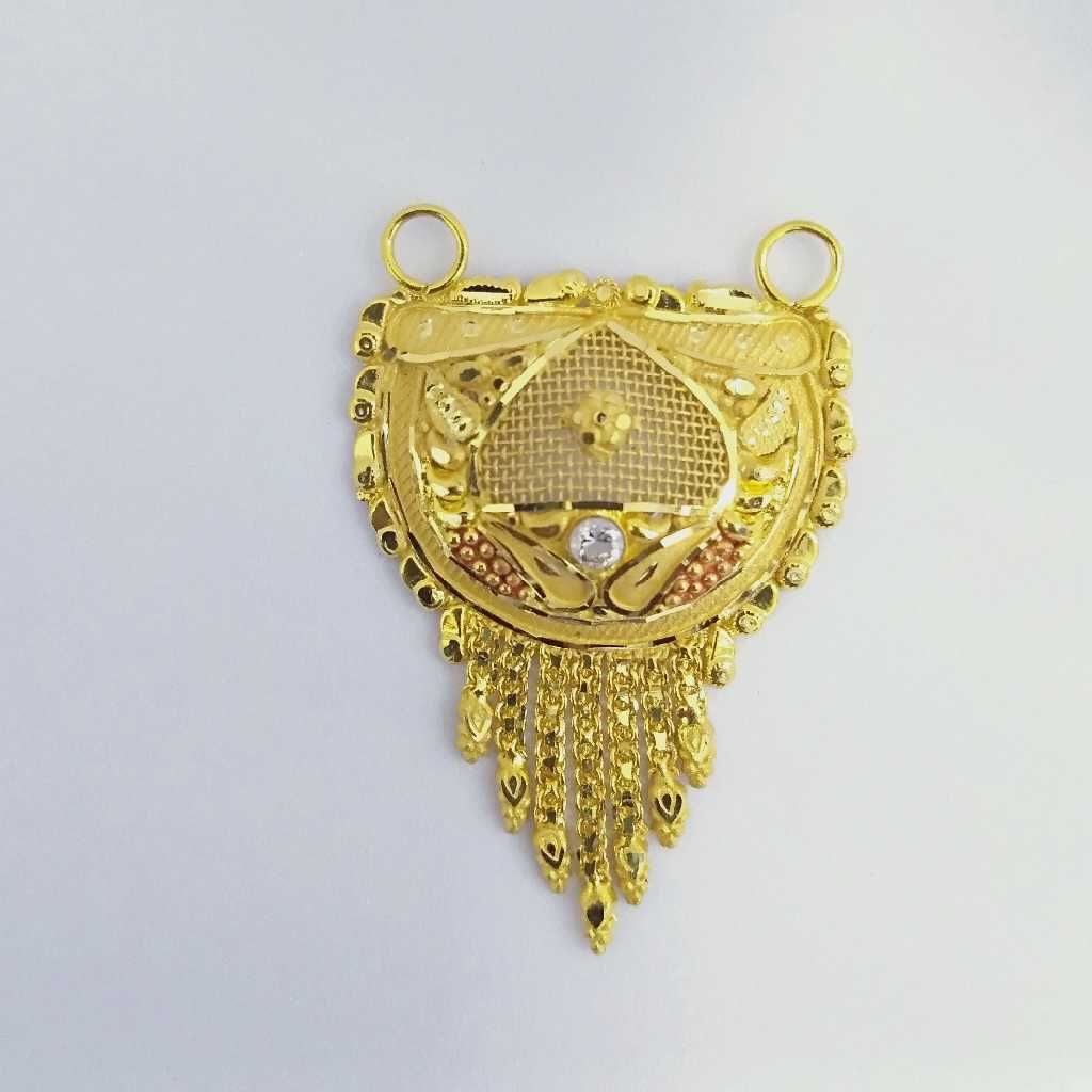 916 Gold Fancy Mangalsutra Pendants RJ-MP026