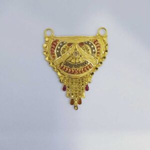916 Gold Fancy Mangalsutra Pendants RJ-MP022