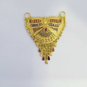 916 Gold Fancy Mangalsutra Pendants RJ-MP021