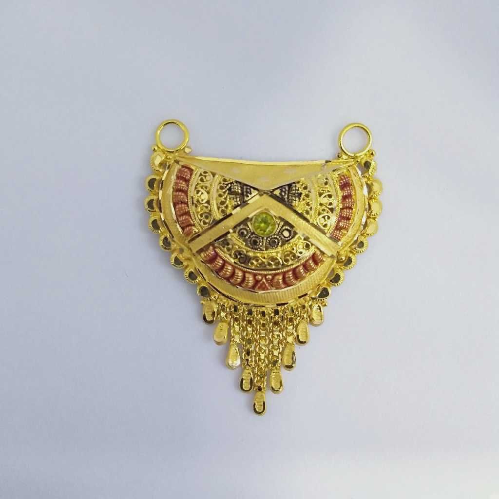 916 Gold Fancy Mangalsutra Pendants RJ-MP019