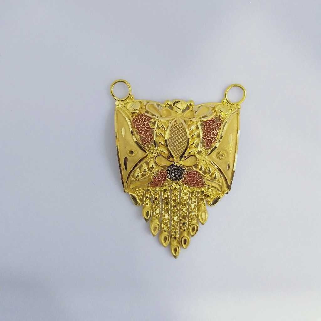 916 Gold Fancy Mangalsutra Pendants RJ-MP018