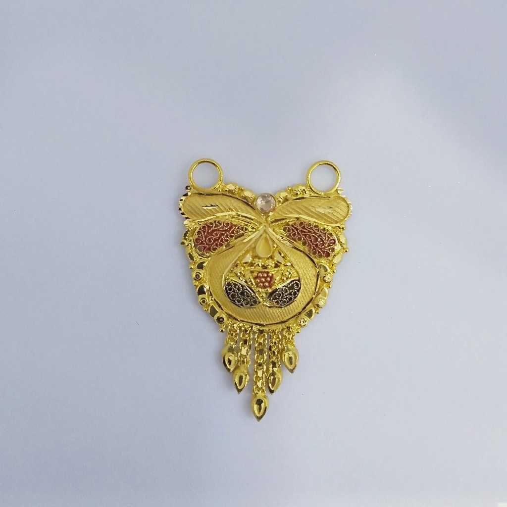 916 Gold Fancy Mangalsutra Pendants RJ-MP017