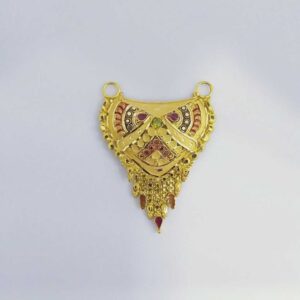 916 Gold Fancy Mangalsutra Pendants RJ-MP014