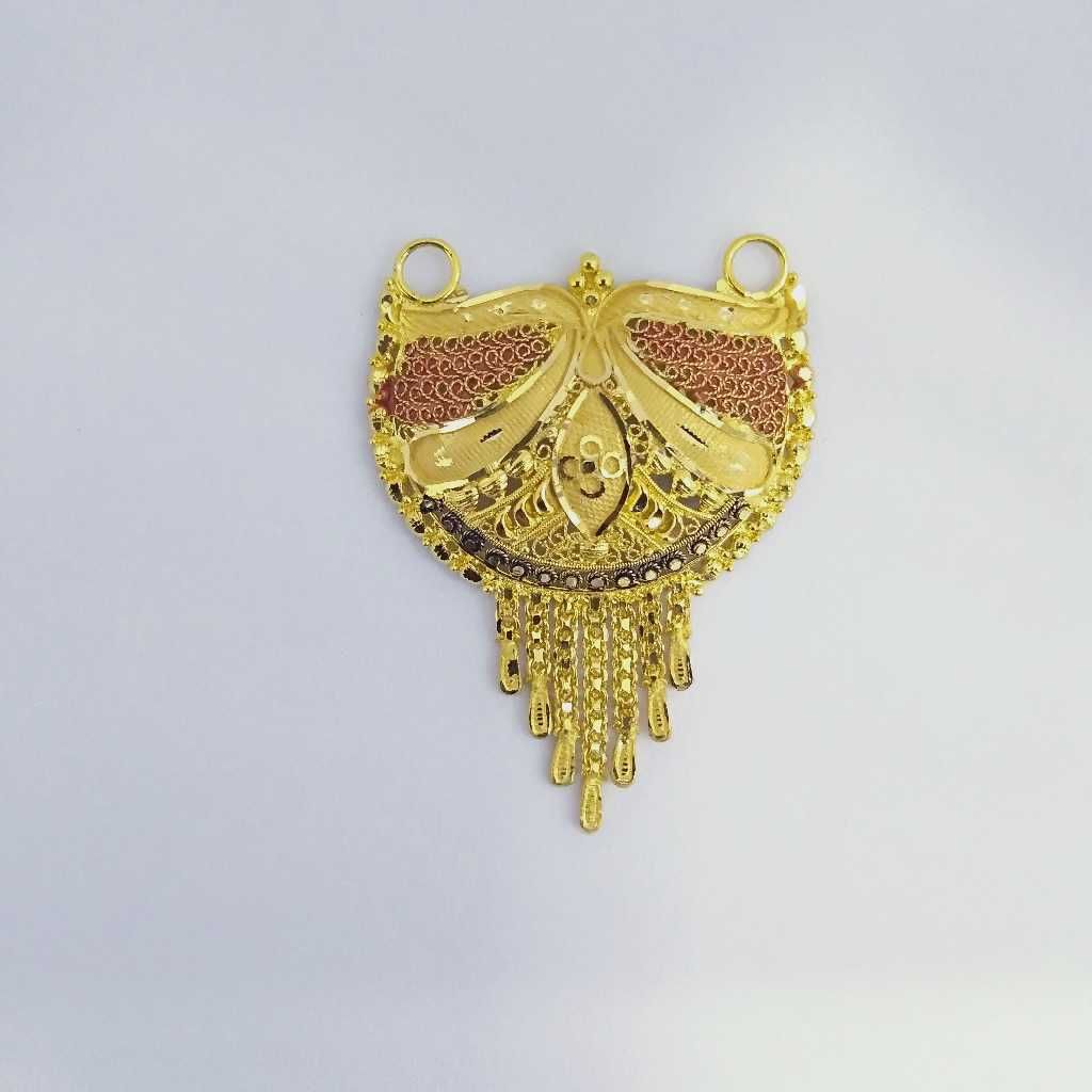 916 Gold Fancy Mangalsutra Pendants RJ-MP013