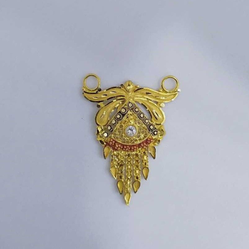 916 Gold Fancy Mangalsutra Pendants RJ-MP011