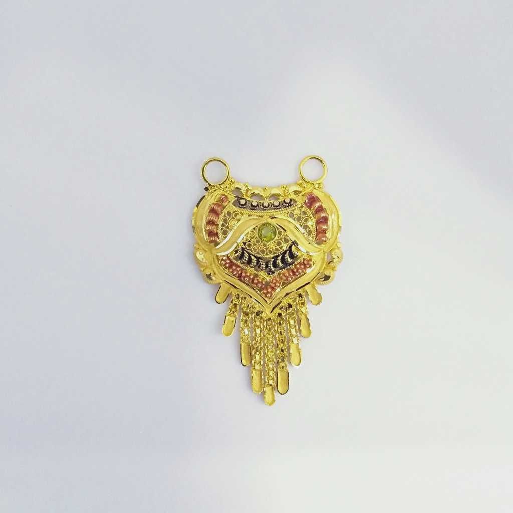 916 Gold Fancy Mangalsutra Pendants RJ-MP007