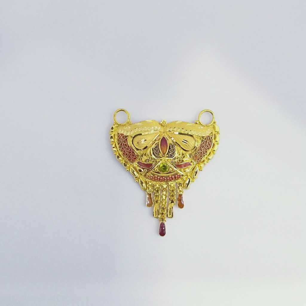 916 Gold Fancy Mangalsutra Pendants RJ-MP004
