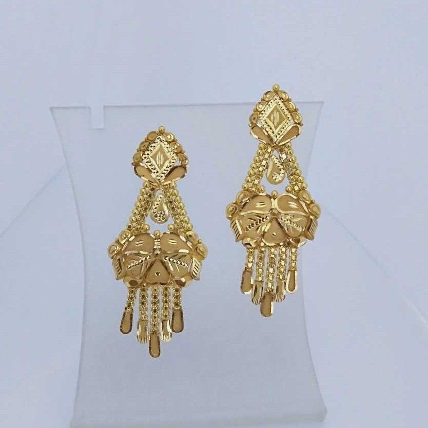 760 Gold Earrings RJ-B005
