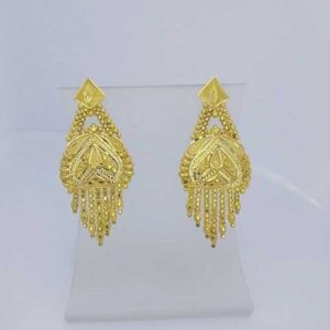 760 Gold Fancy Earrings RJ-B001