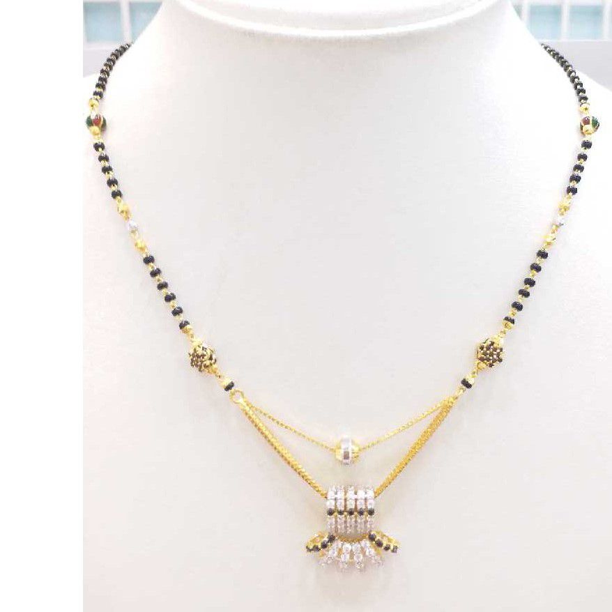 916 gold chain mangalsutra RJ-M031 - Image 2
