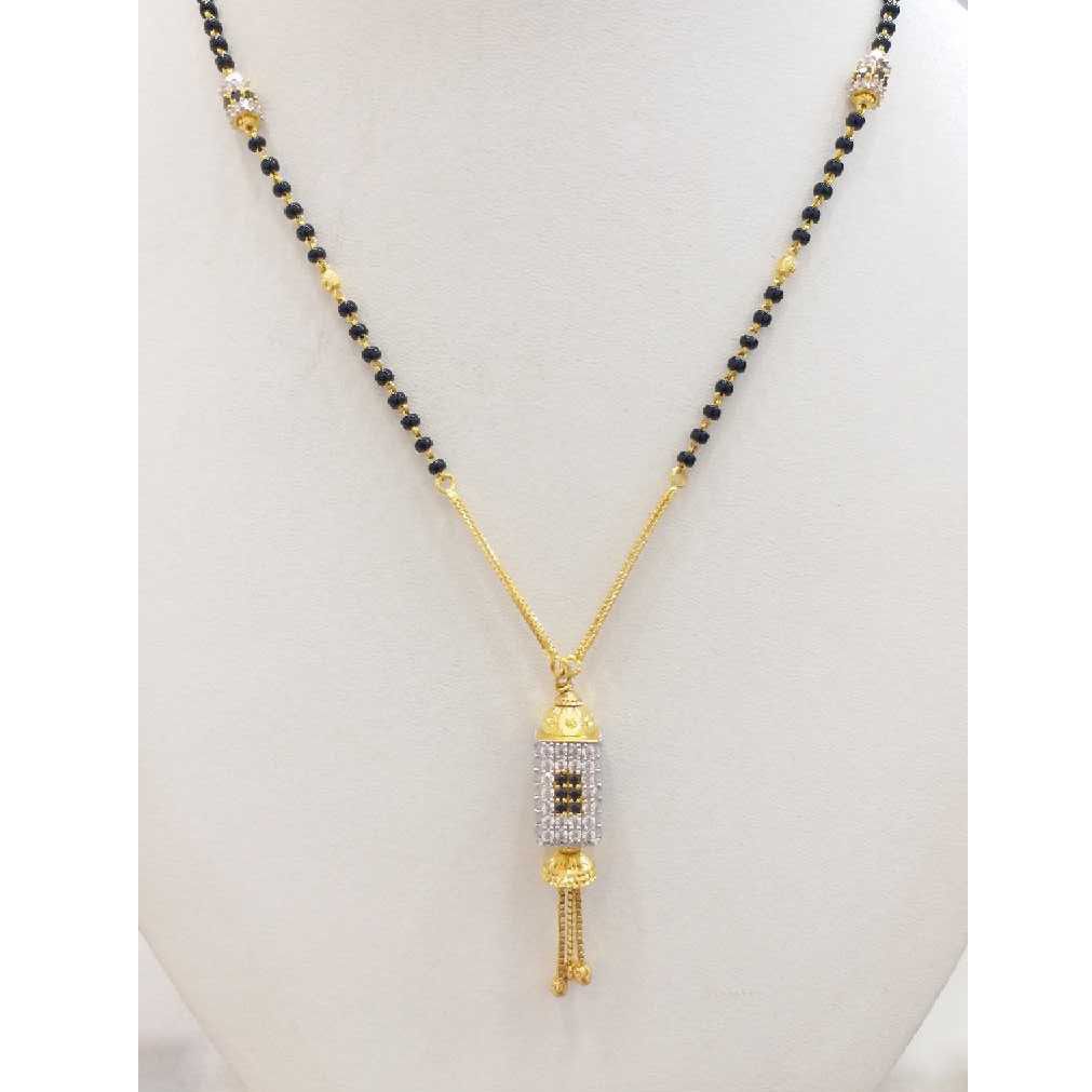 916 gold chain mangalsutra RJ-M030 - Image 2