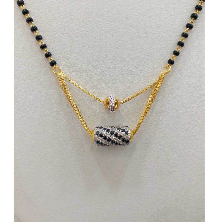 916 gold chain mangalsutra RJ-M026