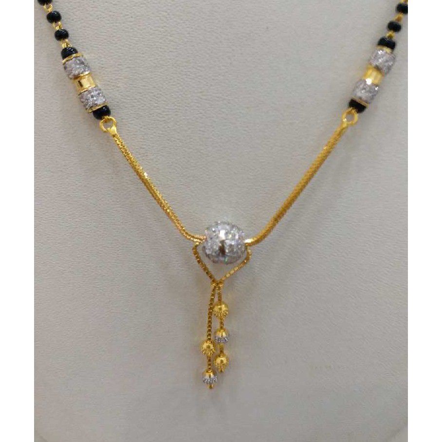 916 gold chain mangalsutra RJ-M024 - Image 2
