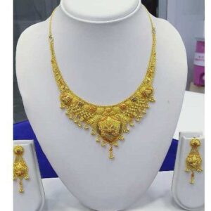 916 Gold Necklace set RJ-N0010