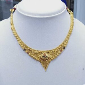 916 Gold Necklace Set RJ-N007