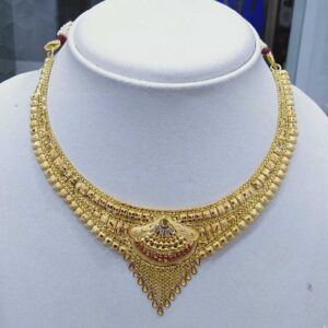 916 Gold Fancy Necklace Set RJ-N006