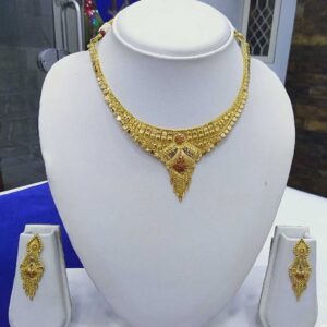 916 Gold Necklace Set RJ-N003
