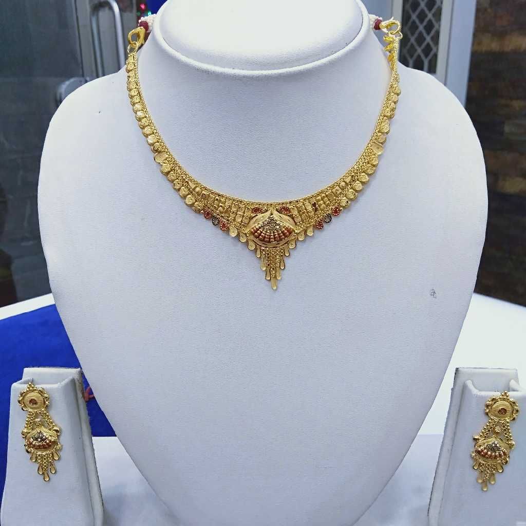 916 gold light weight necklace rj-k002