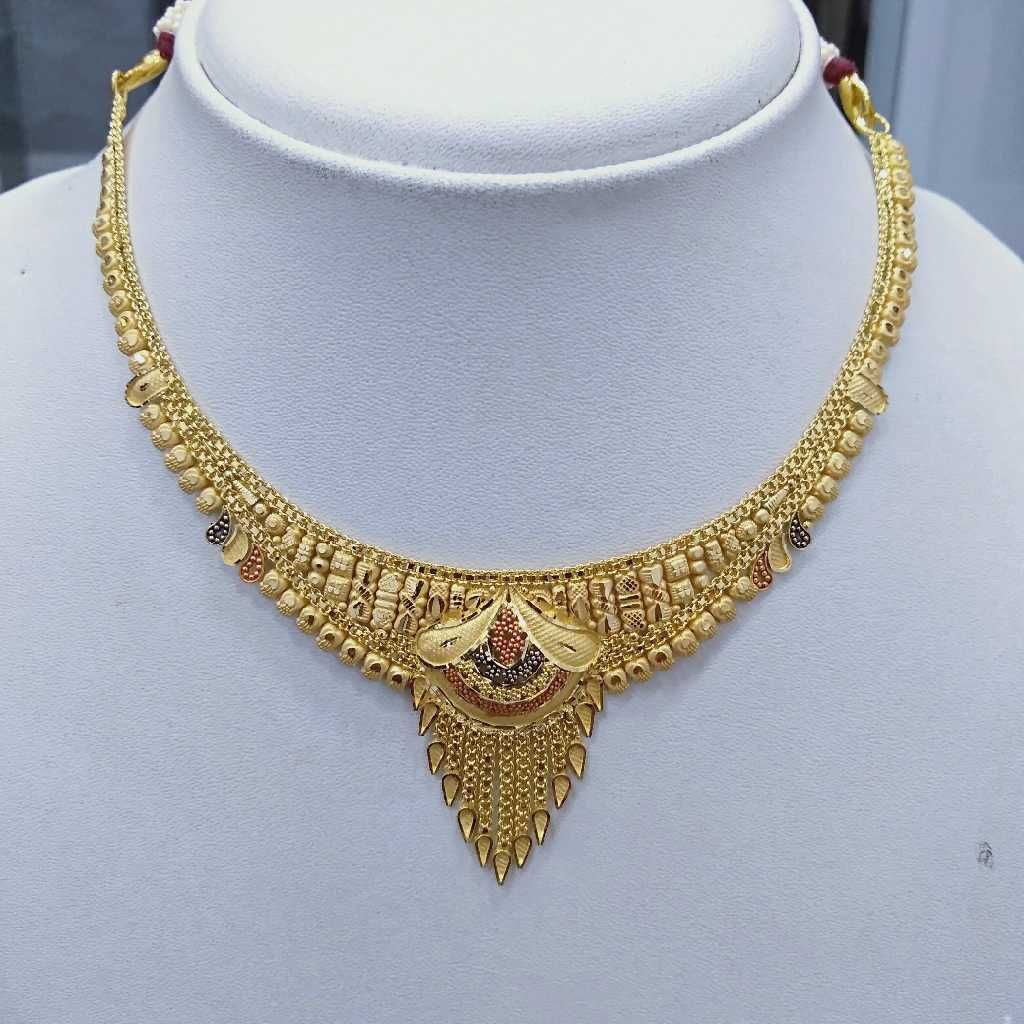 916 Gold Necklace RJ-N001 - Image 2