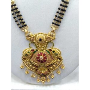 760 Gold Mangalsutra And Pendant RJ-M022