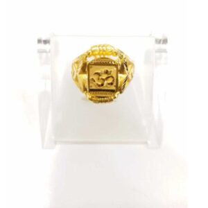 760 gold jalpari om gents rings RJ-J004