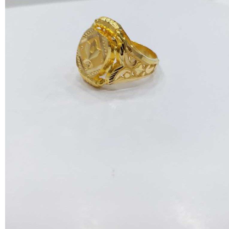 760 gold jalpari gents ring RJ-J001 - Image 2
