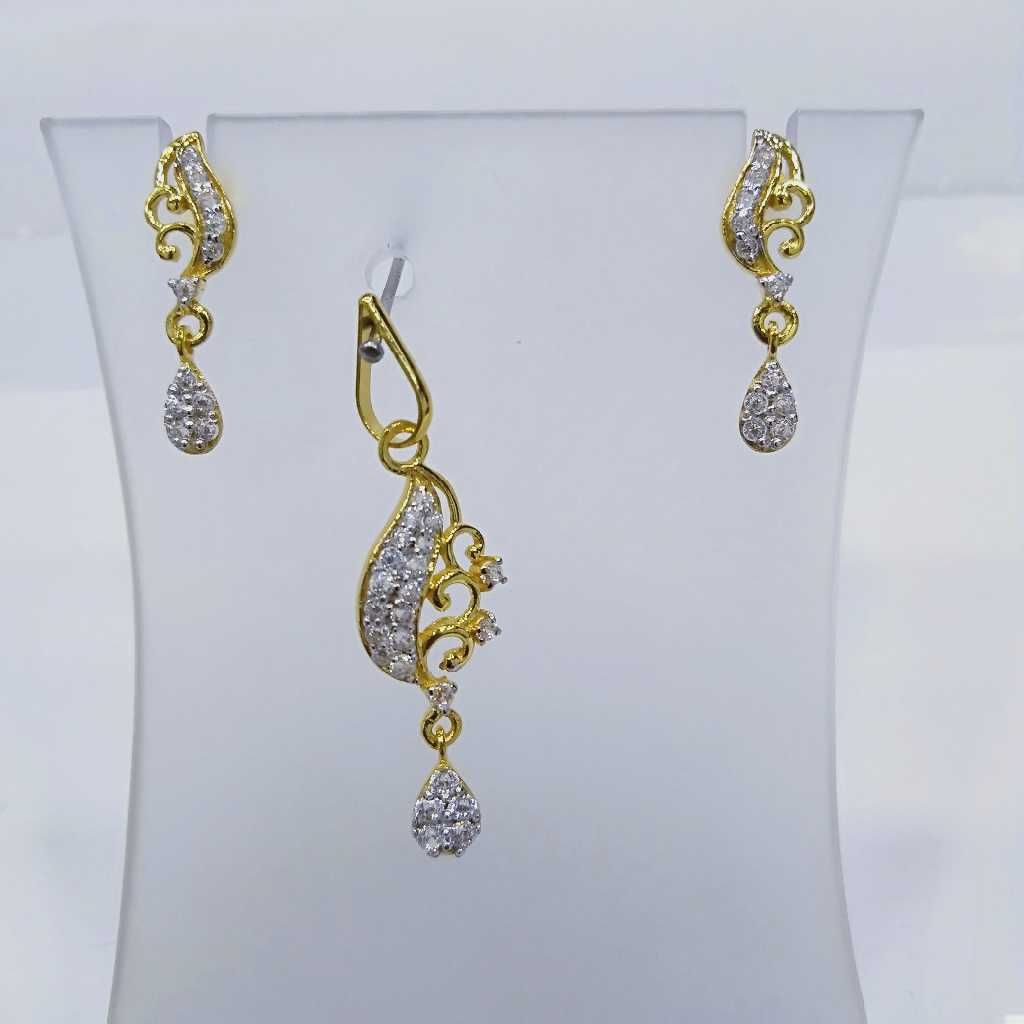 840 gold fancy light weight pendant set rj-ps005