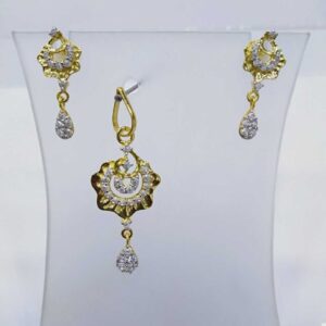 840 gold fancy light weight pendant set rj-ps002