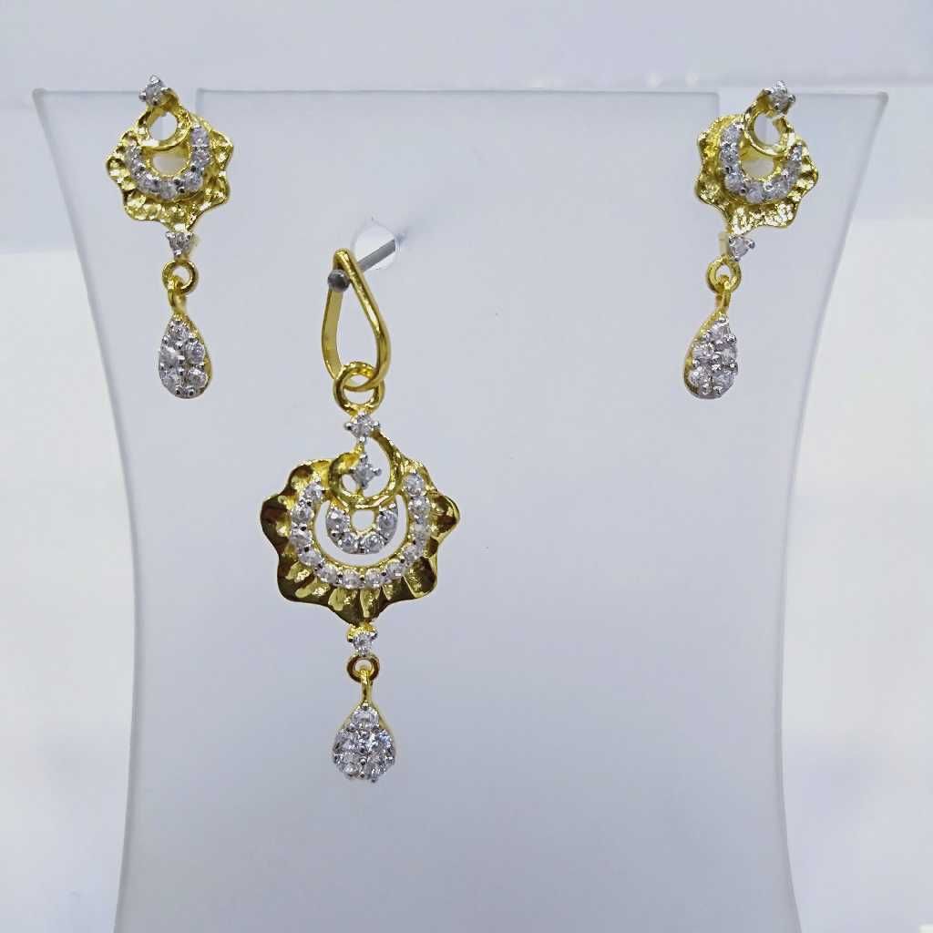 840 gold fancy light weight pendant set rj-ps002