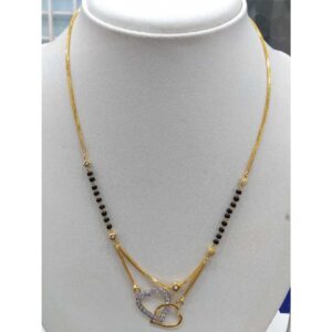 840 Gold Fancy Chain Mangalsutra RJ-K026