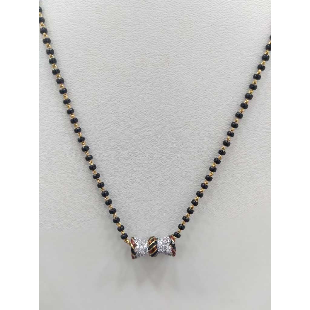 916 Gold Fancy Mangalsutra RJ-M021 - Image 2