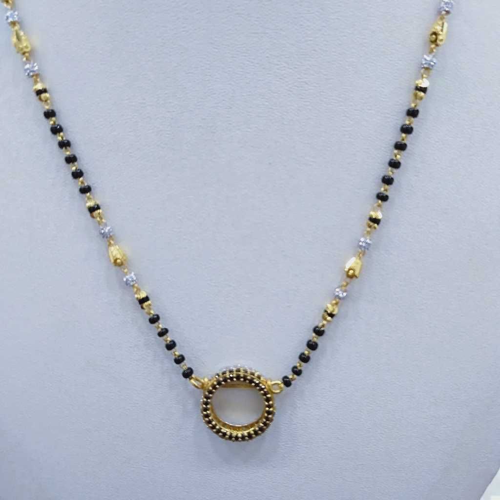 916 gold fancy Light weight mangalsutra rj-m016 - Image 2
