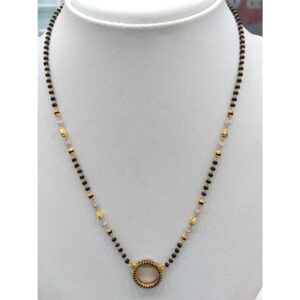 916 gold fancy Light weight mangalsutra rj-m016