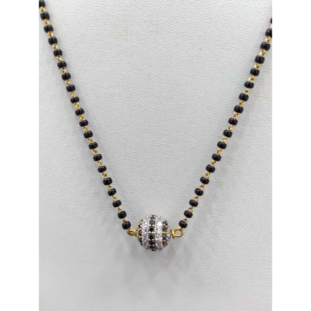 916 Gold Light weight mangalsutra rj-m014 - Image 2
