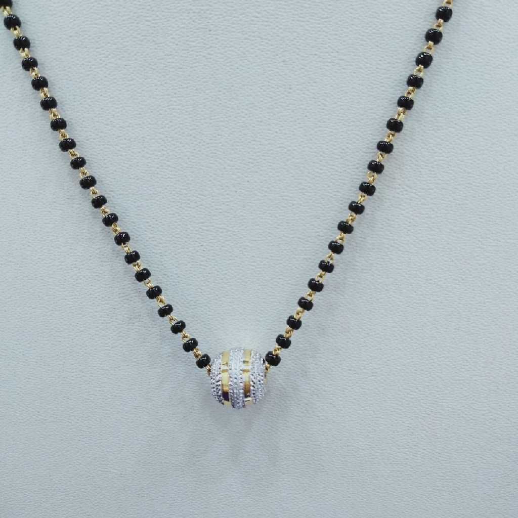 916 gold fancy Light weight mangalsutra rj-m012 - Image 2