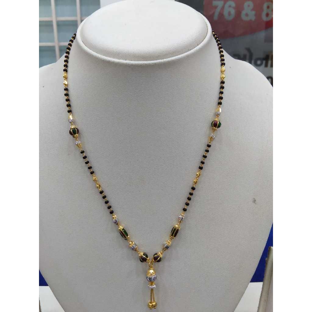 916 Gold Fancy Gold Mangalsutra RJ-M010