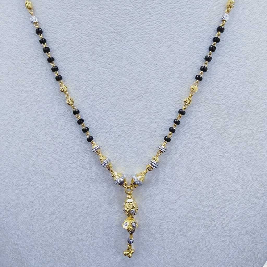 916 gold fancy Light weight mangalsutra rj-m007 - Image 2