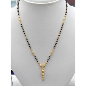 916 gold fancy light weight mangalsutra rj-m004