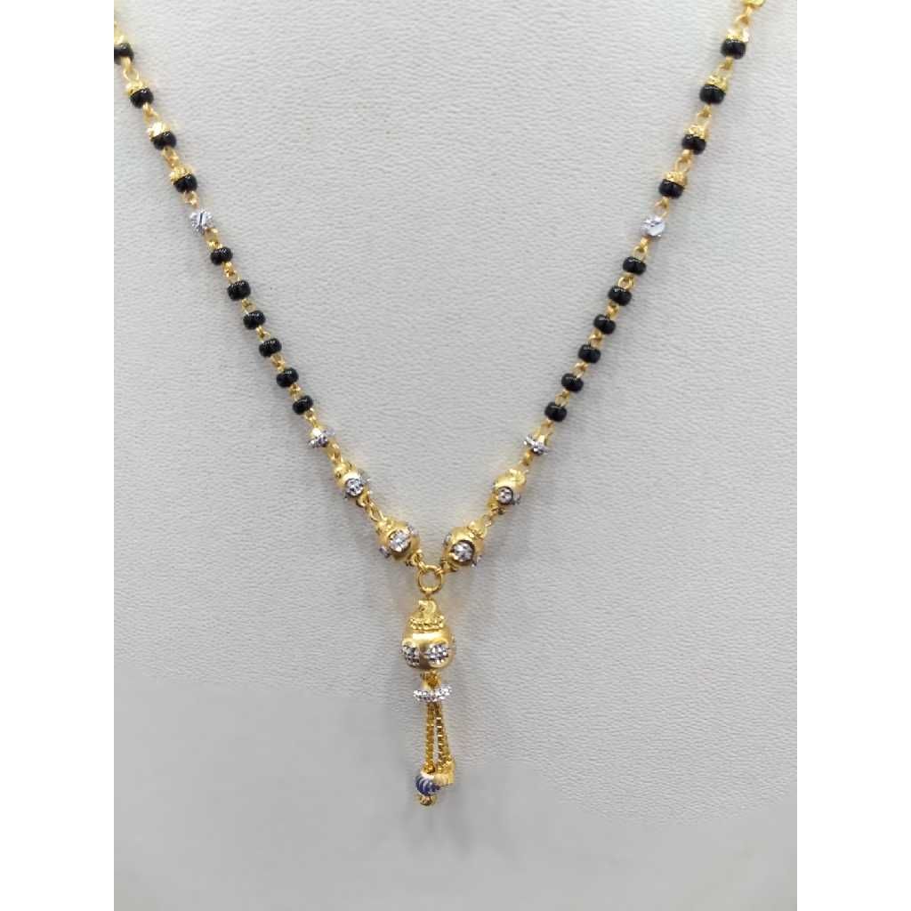 916 Gold Fancy Mangalsutra RJ-002 - Image 2