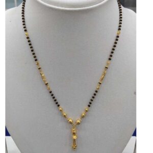 916 gold fancy Light weight mangalsutra rj-m001