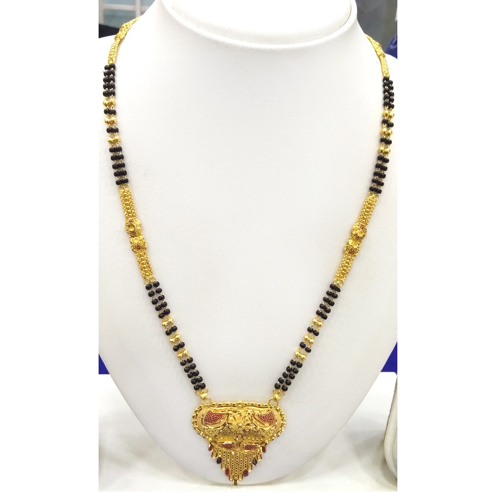 916 Gold Designer Mangalsutra RJ-M009